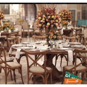 اجاره انواع میز و صندلی های روستیک
