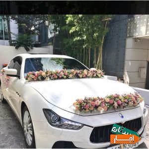 اجاره،تزئین ماشین عروس دسته گل عروس باکس،هدیه