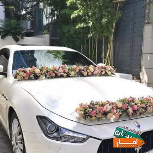 اجاره ماشین عروس،دسته گل عروس،تاج گل،باکس گل،سبدگل با بهترین شرایط