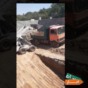 اجاره بابکت و خاور مینی بیل حمل نخاله