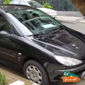 اجاره 206 تیپ 5 مشکی با بهترین قیمت
