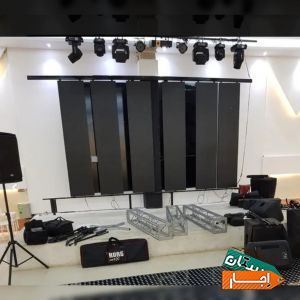 اجاره باند رقص نور سیستم صوت نورپردازی