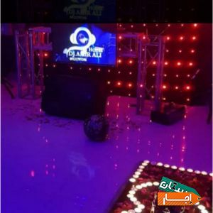 اجاره باند.رقص نور.میزسوارز.ارسال و نصب شرق تهران