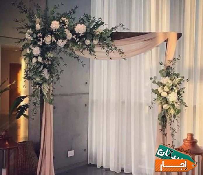 اجاره زیباترین طاق و دسته گل عروس