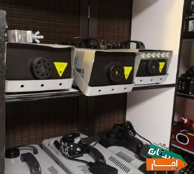 اجاره بلک لایت،رقص نور،اسپیکر،باند،اسموک دی جی
