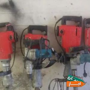 اجاره بتن کن دریل چکشی کرایه دژبر تخته جک فلزی در تبریز
