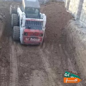 اجاره بابکت لودر خاکبرداری کندن استخر حمل نخاله