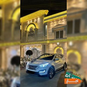 اجاره ماشین عروس سانتافه نیو همراه با راننده