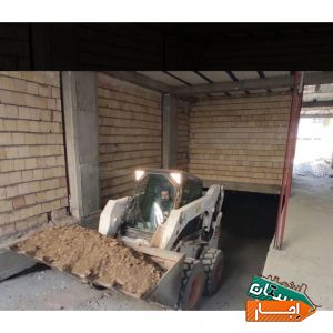 اجاره مینی بیل و بابکت همراه پیکور حمل نخاله