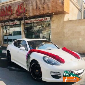 اجاره ماشین عروس با گل هدیه اجاره خودرو رنت