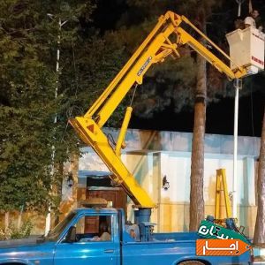 اجاره بالابر نیسان و خاور لجور(جرثقیل سبد دار