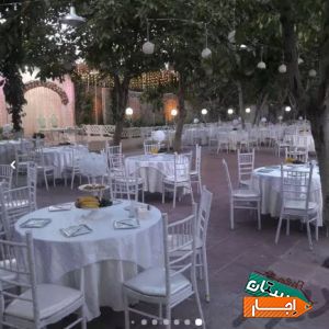 اجاره باغ تالار فضای باز عروسی نامزدی با شرایط ویژه