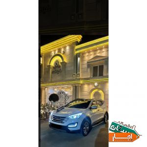 اجاره ماشین عروس سانتافه نیو همراه با راننده