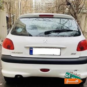 اجاره پژو 206 تیپ 5 مدل 97 با قیمت مناسب/بدون راننده