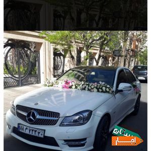کرایه اجاره رنت ماشین عروس با گل و بدون گل
