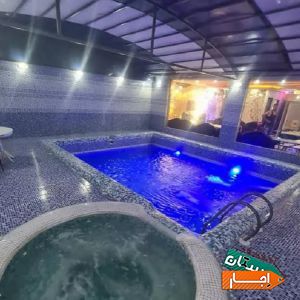 اجاره باغ ویلا با استخر آب گرم و پوشیده