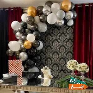 بادکنک ارایی گل افتتاحیه.اجاره بانداجاره صندلی میز
