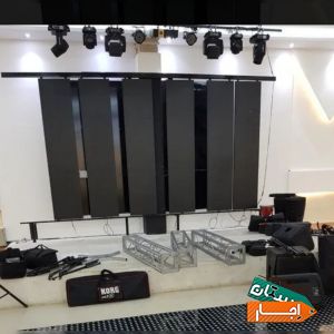 اجاره باند رقص نور سیستم صوت نورپردازی
