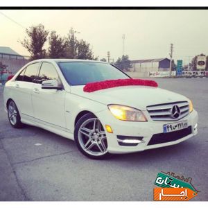 اجاره کرایه ماشین عروس بنز C200 از مالک