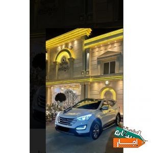 اجاره ماشین عروس سانتافه نیو همراه با راننده