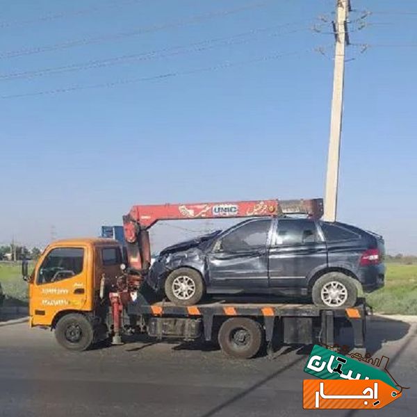 اجاره جرثقیل 3تن کفی با بهترین قیمت در اهواز