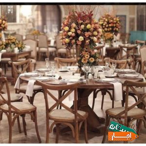 اجاره انواع میز و صندلی های روستیک