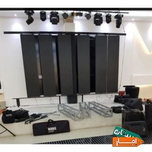 اجاره باند رقص نور سیستم صوت نورپردازی