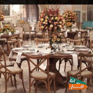اجاره انواع میز و صندلی های روستیک