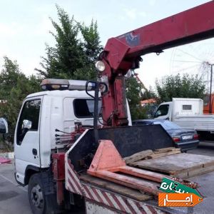 اجاره جرثقیل کفی تهران و شهرستان به همراه جک پالت