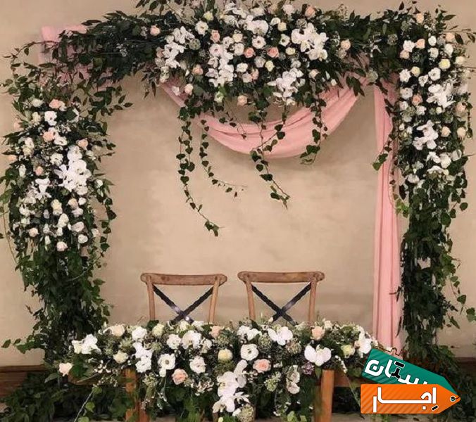 اجاره دکور تم نامزدی و بله برون و تم تولد گل آرایی