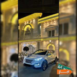 اجاره ماشین عروس سانتافه نیو همراه با راننده