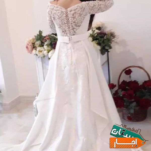 اجاره لباس عروس بسیار زیبا سایز از36تا44
