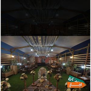اجاره سالن عروسی.روفگاردن.فضای باز