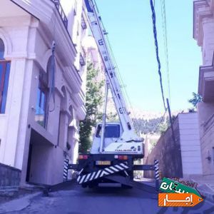 اجاره جرثقیل دکل بلند سنگین با مناسب ترین شرایط
