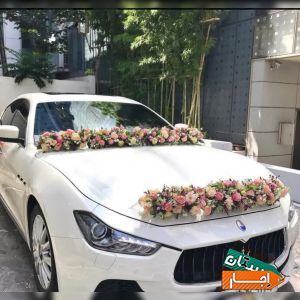 اجاره و تزئین ماشین عروس،دسته گل و...
