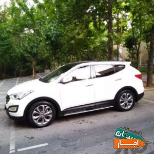 اجاره خودرو سانتافه ساعتی و روزانه ماشین با راننده