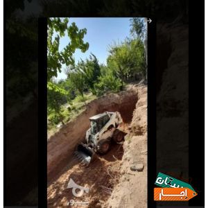 بابکت کندن استخر کل کرج خاور حمل نخاله بیل لودر