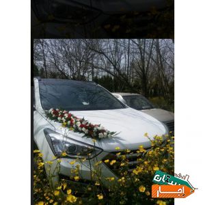اجاره ماشین عروس شاستی سانتافه سفید