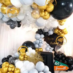 بادکنک گل ارایی دکور نامزدی تم تولد اجاره میز