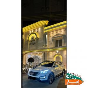 اجاره ماشین عروس سانتافه نیو همراه با راننده