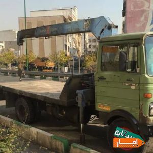 اجاره،کرایه وخدمات جرثقیل3تن خاورکفی دار با بهترین قیمت
