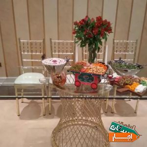 اجاره میزسوارز نورانی ظروف‌کرایه بکگراند اجاره‌صندلی