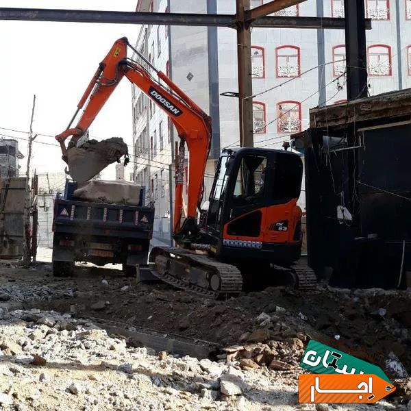 اجاره مینی بیل روزانه و ماهیانه