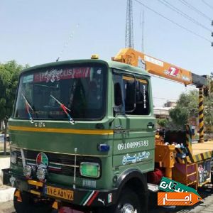 اجاره جرثقیل خاور کفی سبد دار با شرایط معتبر