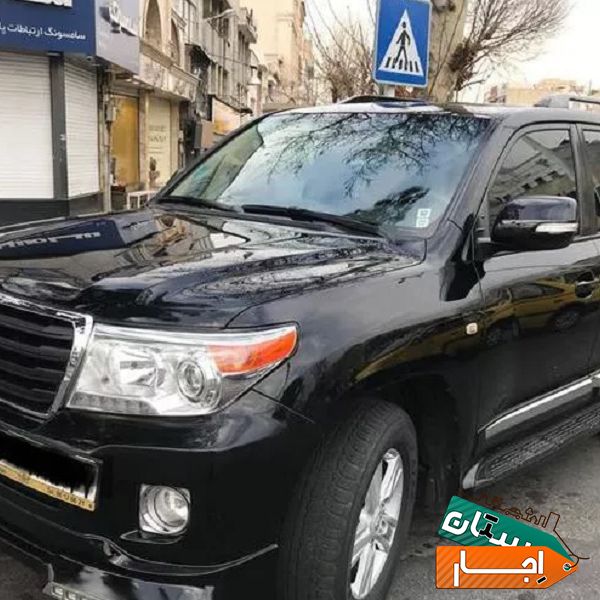 اجاره لندکروز مشکی در تهران