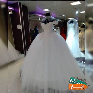اجاره لباس عروس اسکارلت سایز 38 40